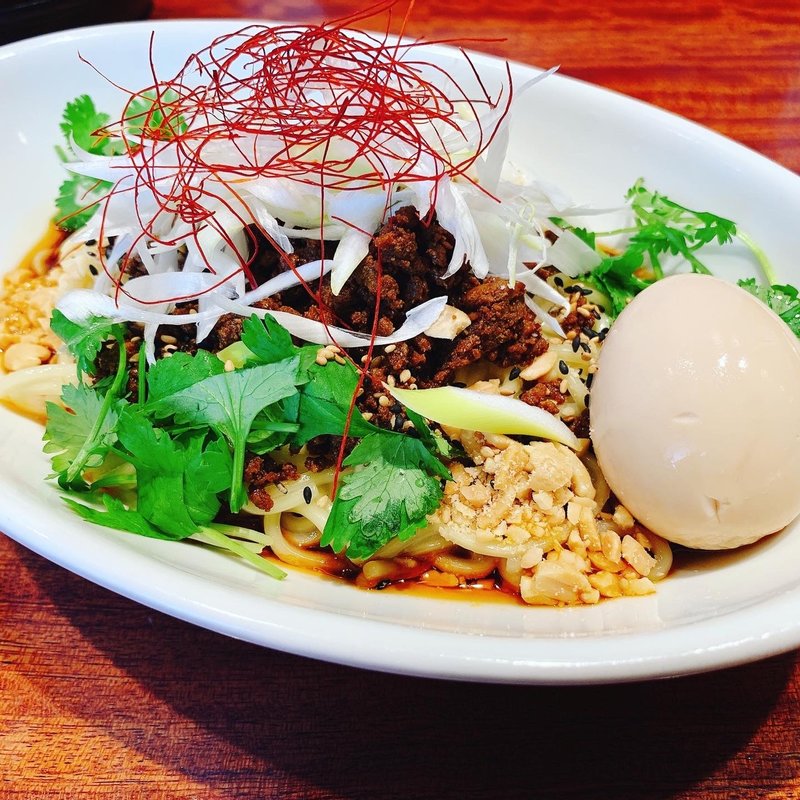 汁無し坦々麺(SHIBIRE-NOODLES 蝋燭屋)