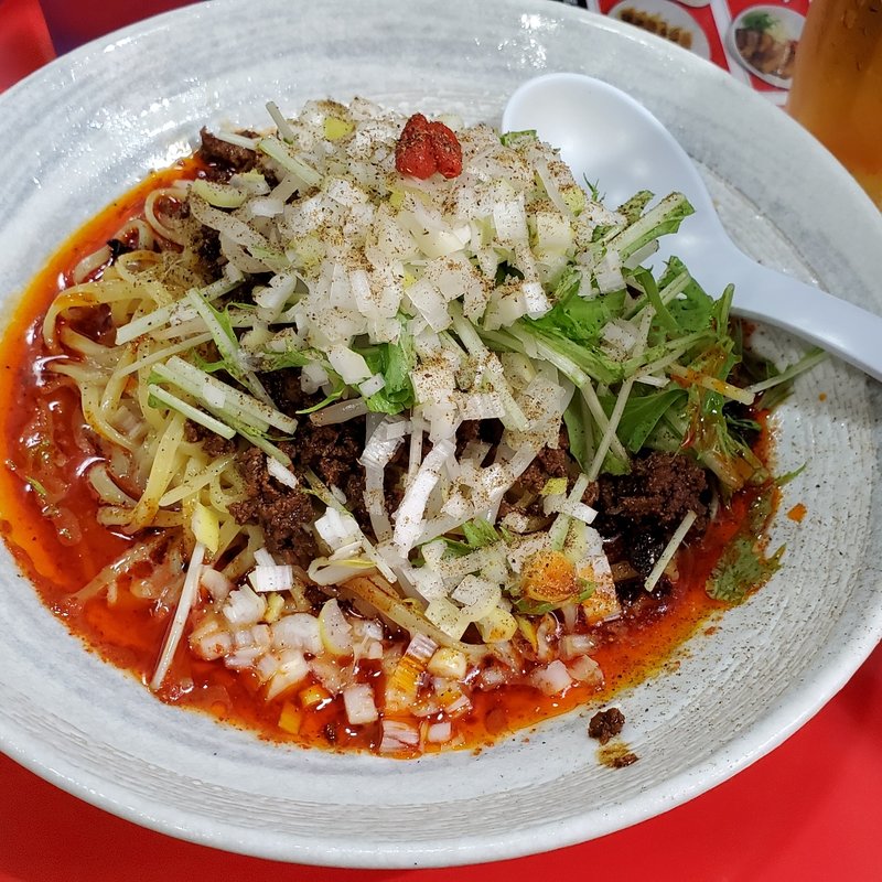 冷やし担々麺辛さ4辛(京橋ささら)