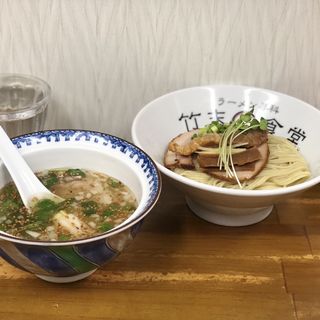 アゴと金ゴマの細つけ麺(ラーメン専科 竹末食堂)