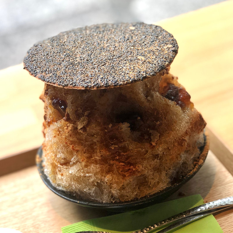 然ノ氷　黒蜜法師(然花抄院 京都室町本店 （ぜんかしょういん）茶寮 Zen Cafe)