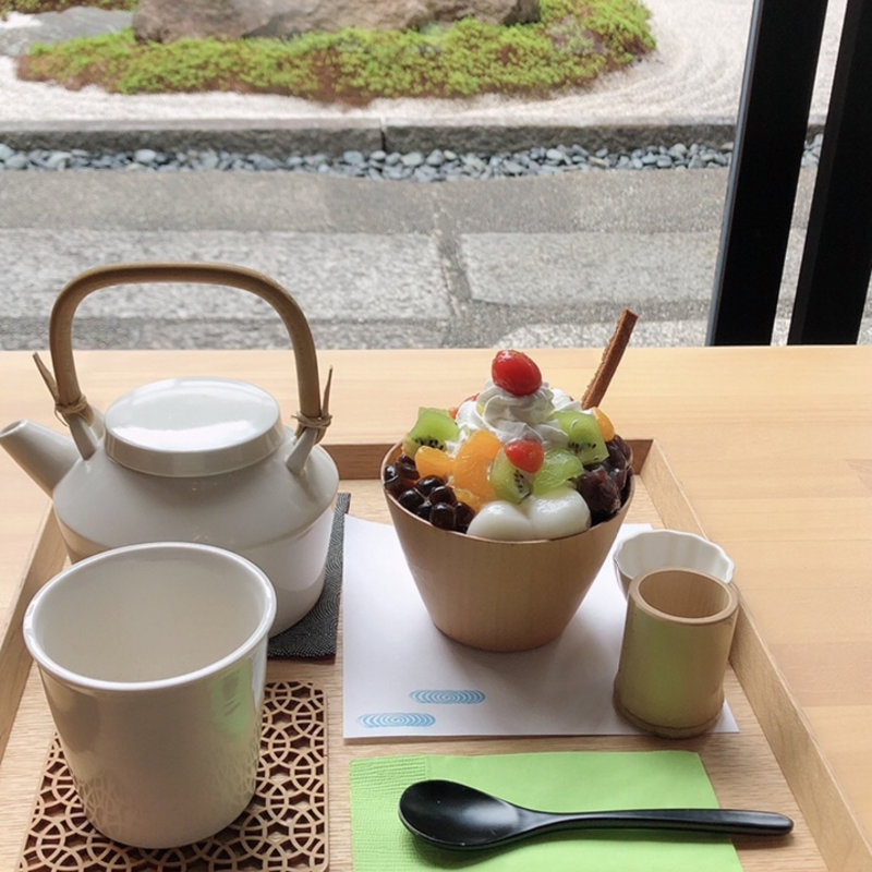クリームあんみつ(然花抄院 京都室町本店 （ぜんかしょういん）茶寮 Zen Cafe)