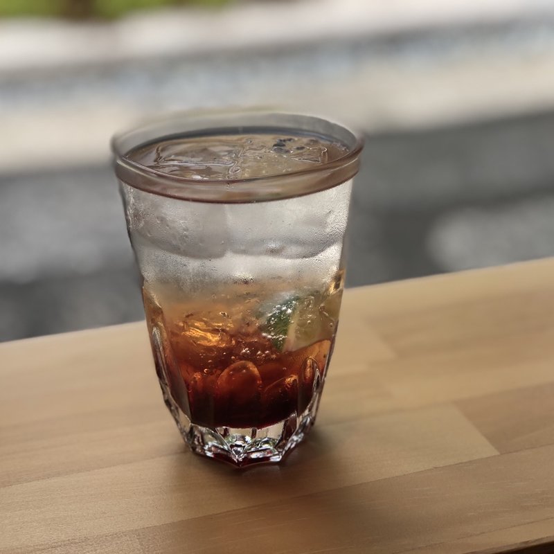 桜桃炭酸水(然花抄院 京都室町本店 （ぜんかしょういん）茶寮 Zen Cafe)