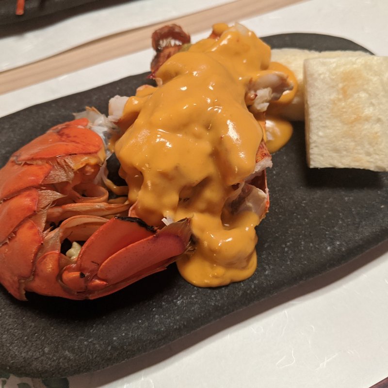 オマール海老(隠れ家鉄板おぶ)