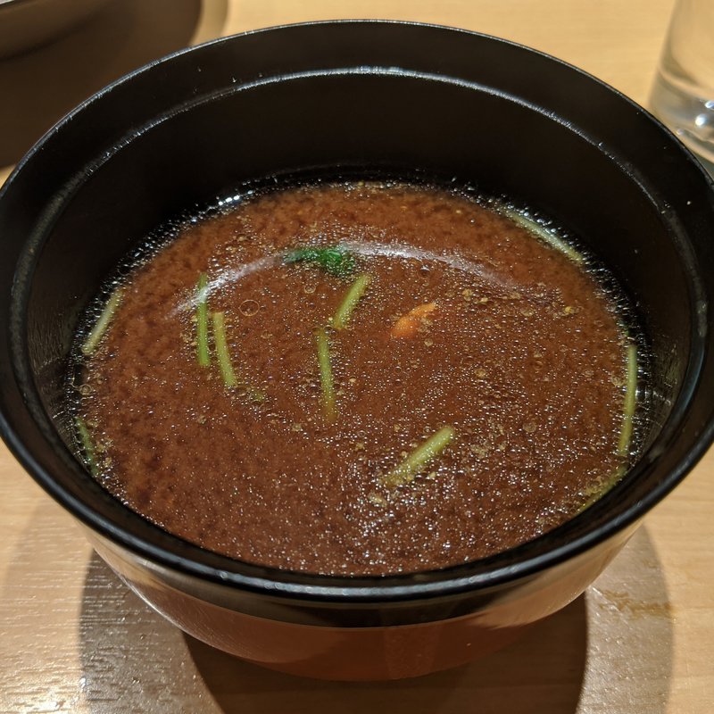 鯛のあらの赤だし(みこころや )