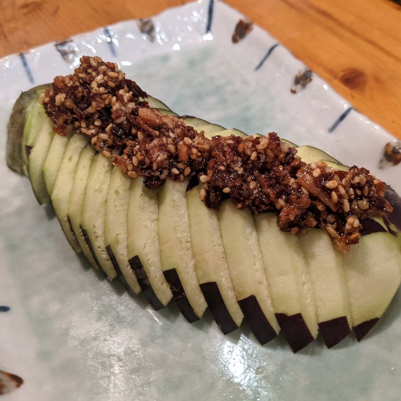 水茄子の刺身(鳥酎 )