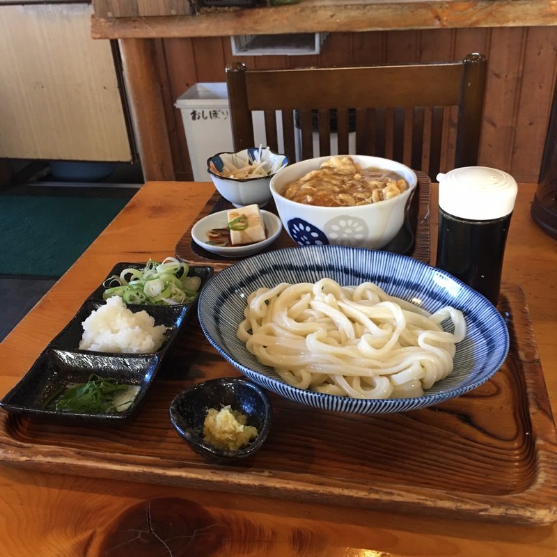 さしみうどんとミニカツ丼セット(ときわ )