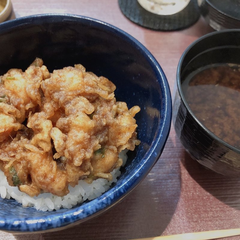 かき揚げ丼(稲むら)