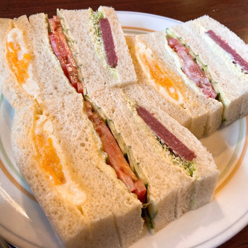 ミックスサンド(珈琲専門店 銀座ブラジル 浅草店)