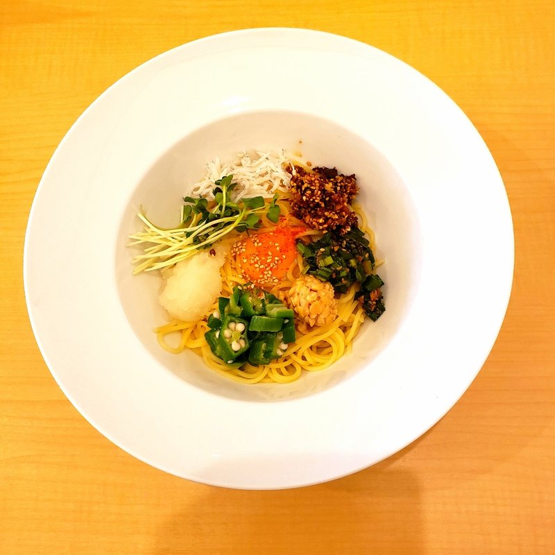 しらすのネバネバぱすた(OMOCHA 聖一色店)