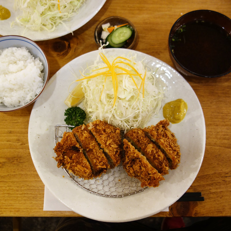 巨匠のミンチかつ定食(とんかつ光(あかり) 西新店)
