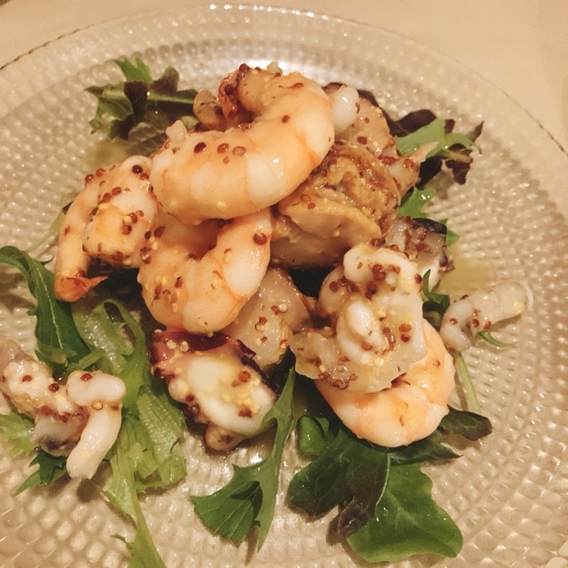 魚介のマリネマスタード風味(Girino)