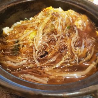 ふかひれ風味スープとレタスチャーハン(天厨菜館 渋谷店 （テンツウサイカン）)