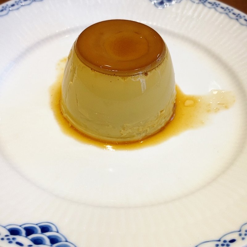 那須御養卵の和三盆プリン(神乃珈琲 銀座店)