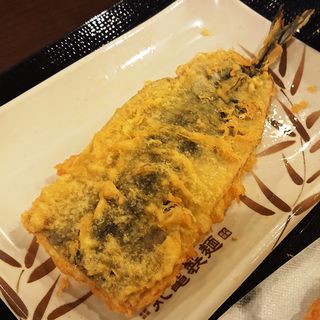 秋刀魚天(丸亀製麺八王子みなみ野駅前)