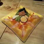 加賀野菜と地魚のカルパッチョ