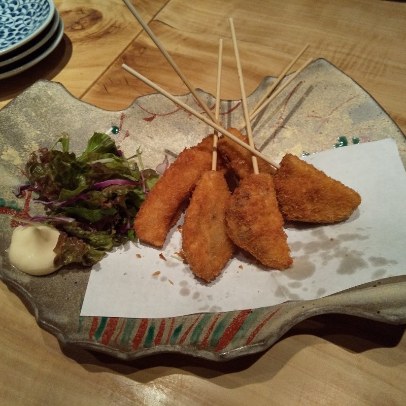 加賀野菜の串揚(吟の小判 （ぎんのこばん）)