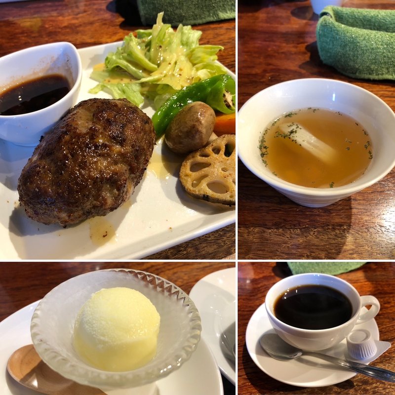 黒毛和牛ハンバーグ(焼肉トラットリア西山)