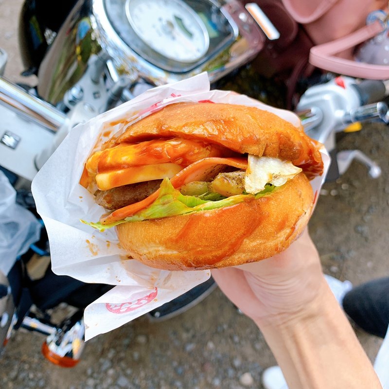 スペシャルバーガー(からつバーガー 松原本店)