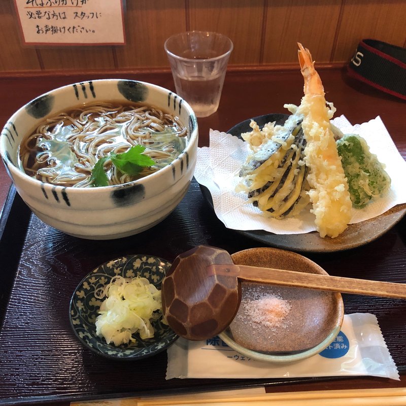 天ぷらそば(戸隠奥社前食堂 なおすけ （とがくしおくしゃまえしょくどうなおすけ【旧店名】戸隠奥社前食堂）)