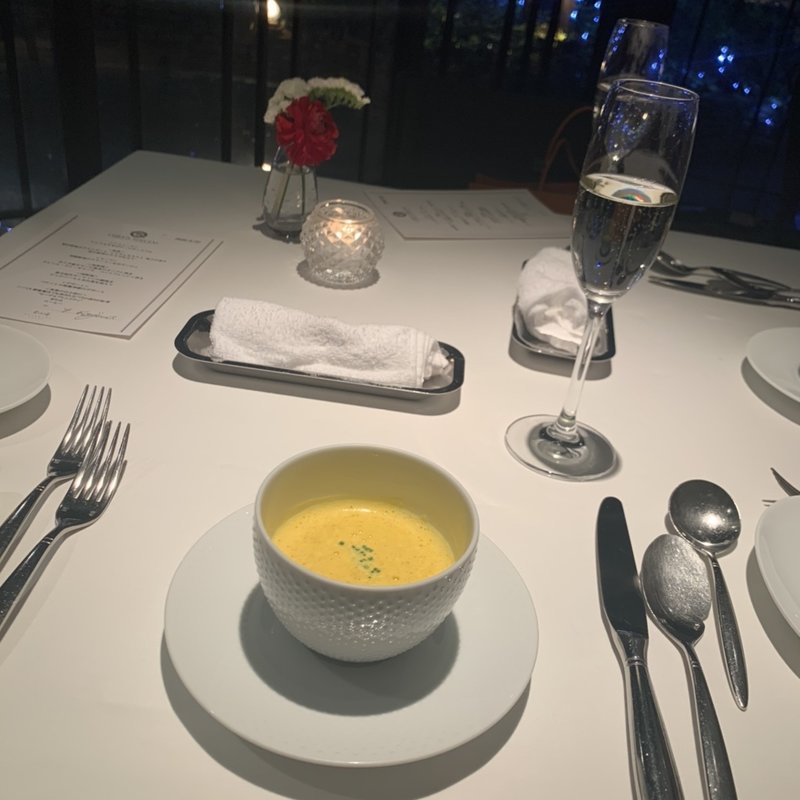 季節野菜のクリーミーなポタージュ(葉山庵Tokyo （ハヤマアントウキョウ）)