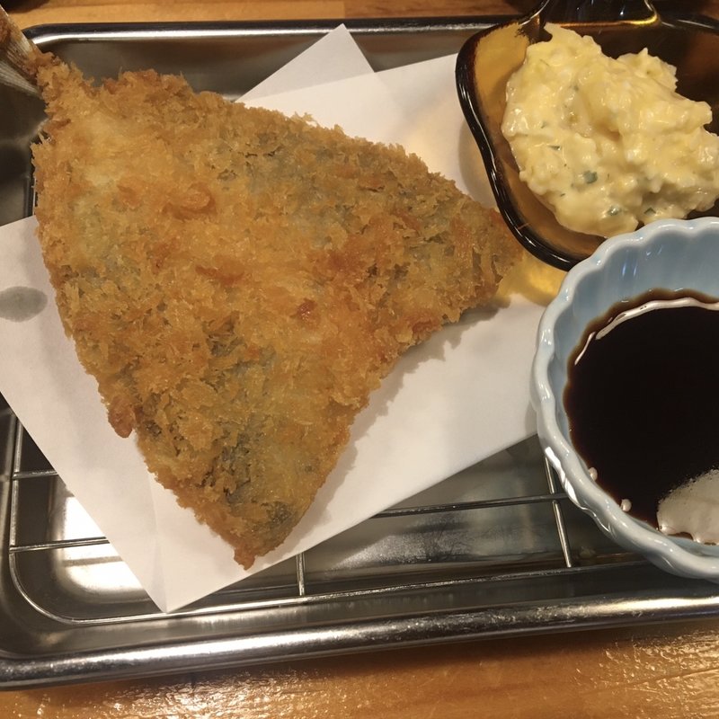 アジフライ(三代目 居酒屋 戎水産)