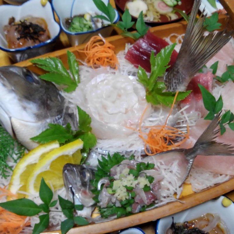 夕食2日目(海鮮の宿　かまや )