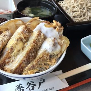 ミニカツ丼セット(蕎谷戸)