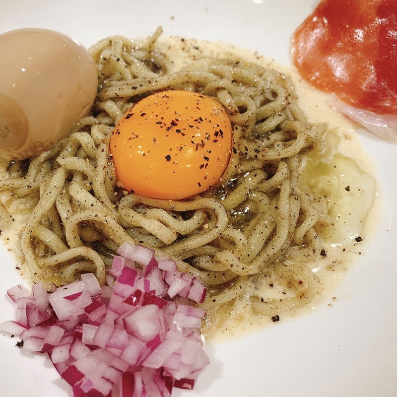 にぼにぼなーら(煮干しNoodlesNiboNiboCino)