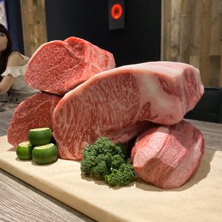 コースのお肉(焼肉&手打ち冷麺 二郎 KANAYAMA)