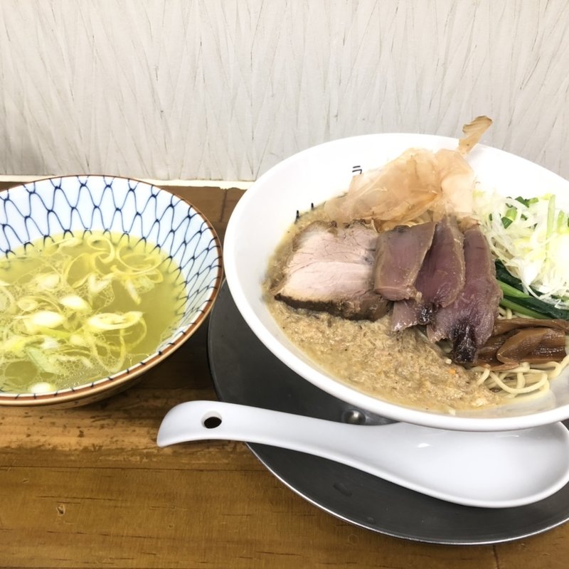 和え麺~漬け鰹添え~(ラーメン専科 竹末食堂)