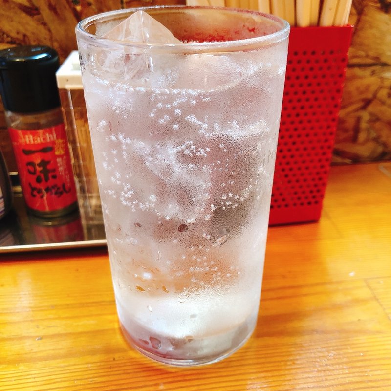 翠(ジャパニーズクラフトジン)ソーダ割り(立ち呑みスタンド ヨッコイショ)