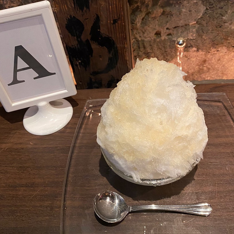 かき氷 洋梨(ミルク無)(カフェクーラ )