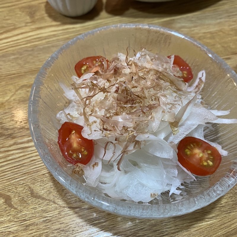 オニオンスライス(銀座長寿庵)