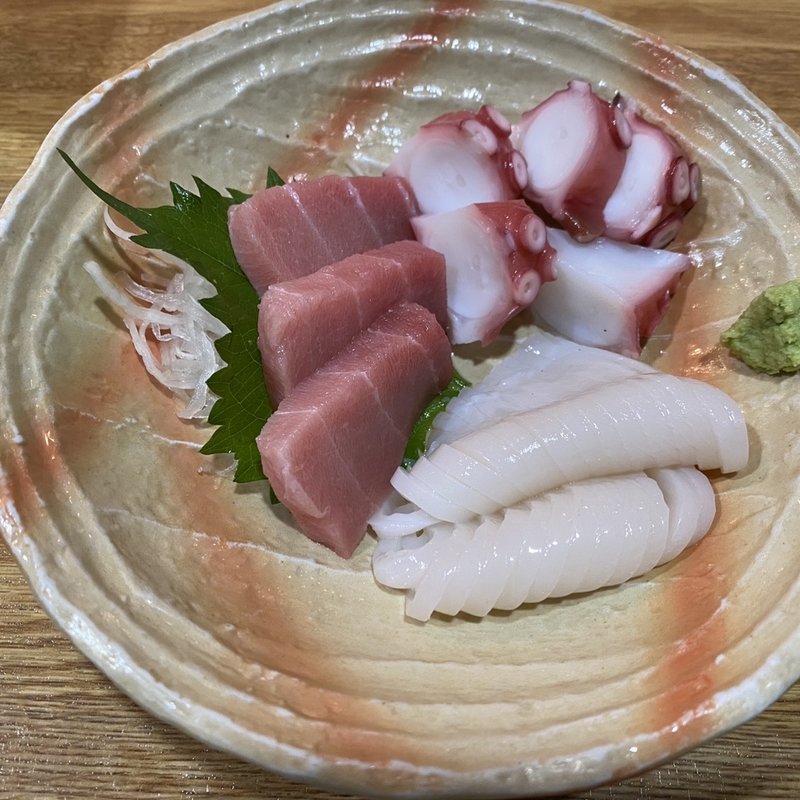 刺身盛り合わせ(銀座長寿庵)