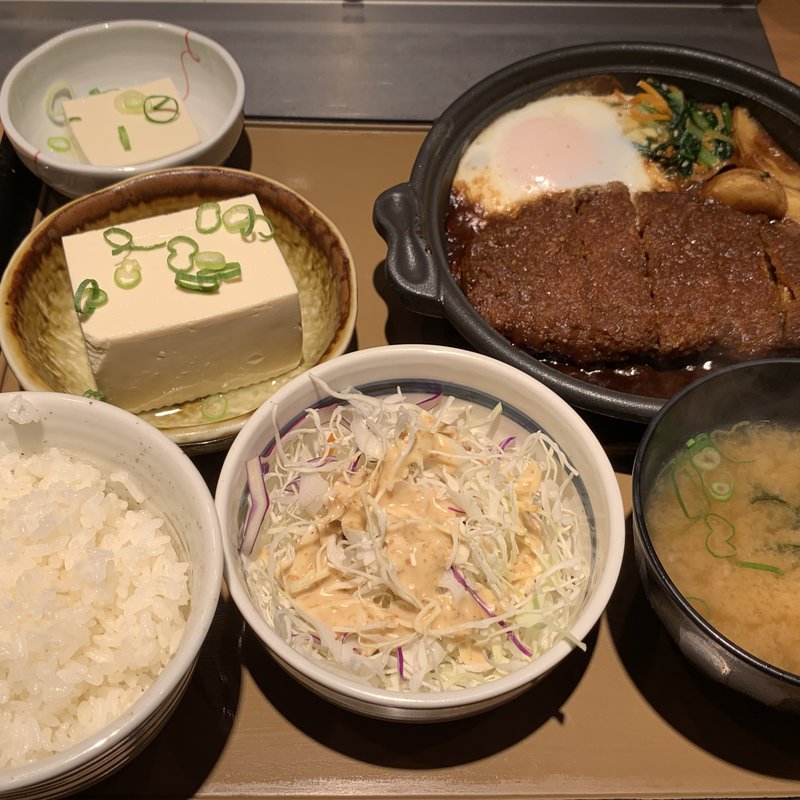 味噌カツ定食(期間限定価格)(やよい軒 野田阪神店)