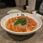 イタリアン風トマト冷麺(焼肉&手打ち冷麺 二郎 KANAYAMA)