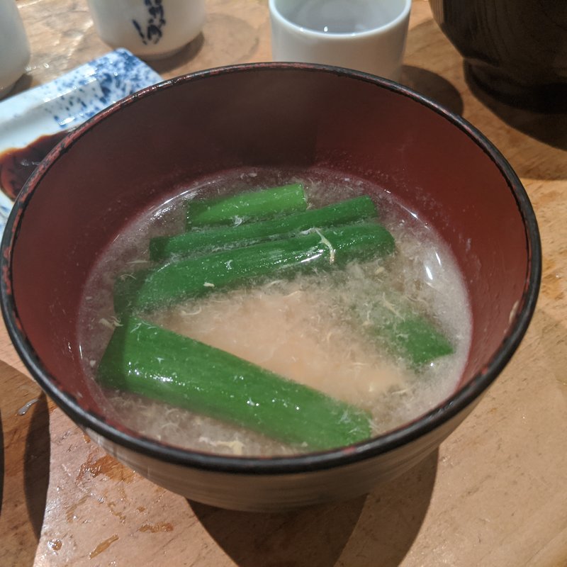 鱧アラスープ(居酒屋　純ちゃん )