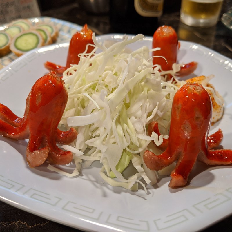 たこさんウインナー(マッシュアップ)