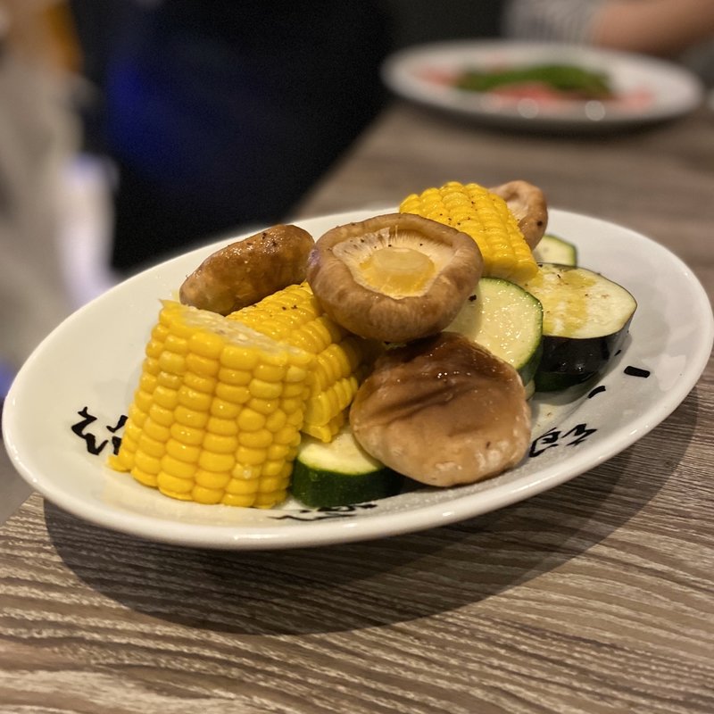 季節の焼き野菜(焼肉&手打ち冷麺 二郎 KANAYAMA)