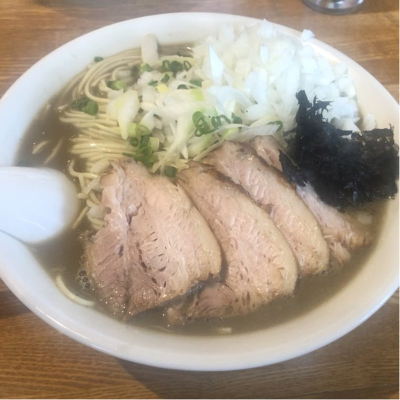 濃厚煮干そば　大盛　玉ねぎ　チャーシュー(中村屋総本山)