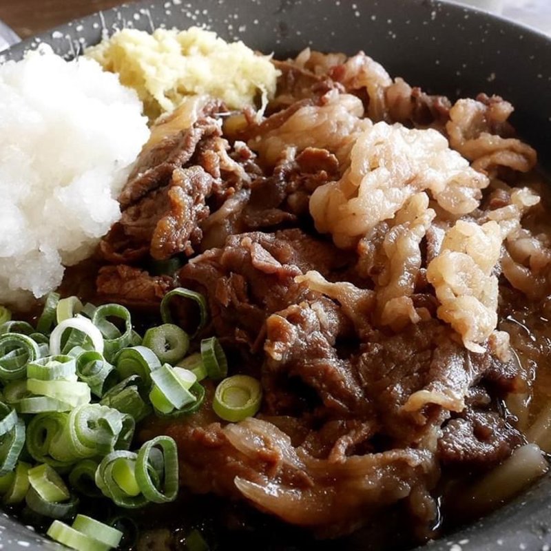 淡路牛のぶっかけうどん(うどん工房 淡家 津名店)