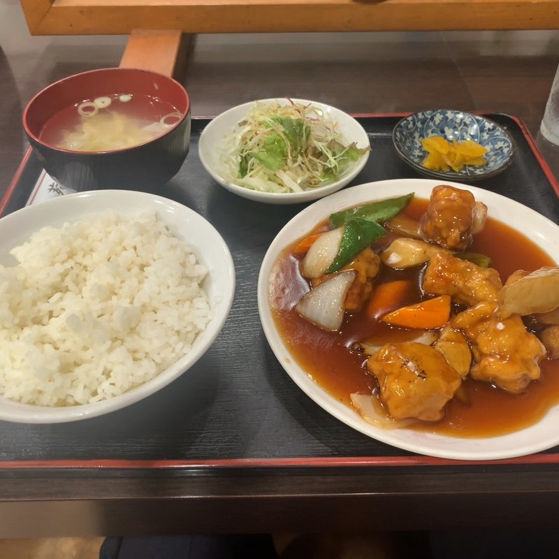 酢豚定食(双龍苑 十番町店)