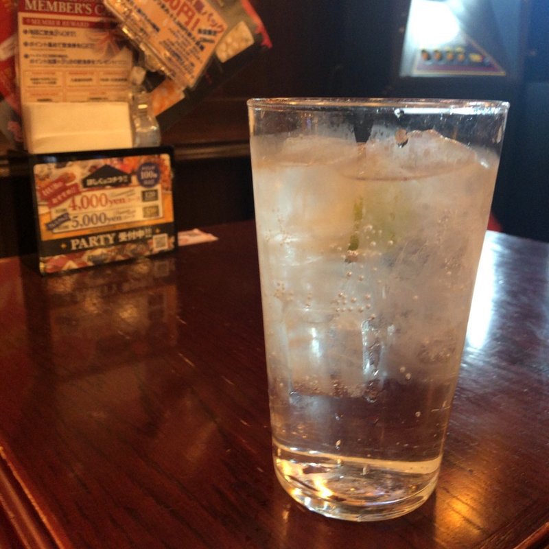 ジントニック(HUB京阪京橋店)