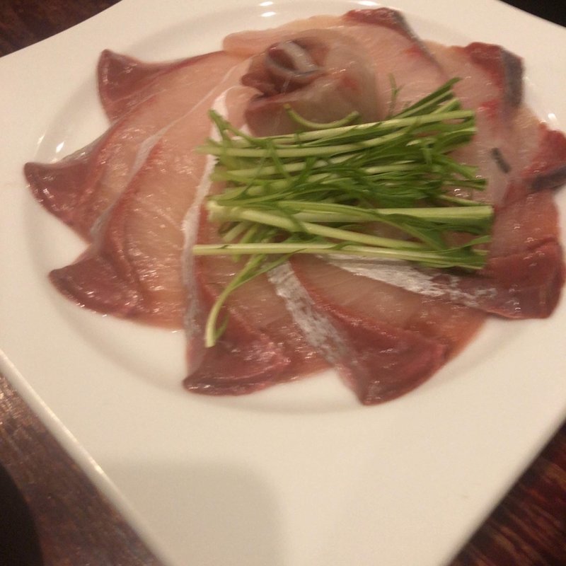 寒ブリしゃぶしゃぶ(炭火焼野菜 八百起 （ヤオキ）)