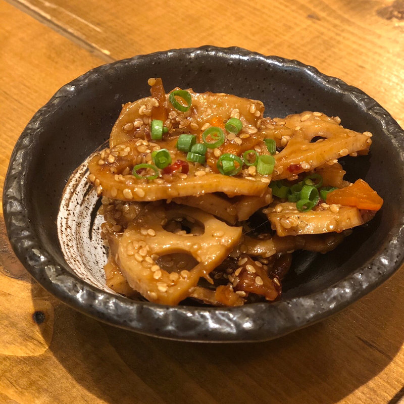 蓮根きんぴら(佐賀県三瀬村 ふもと赤鶏 田町店)