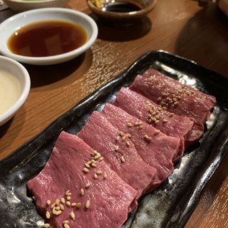 ハツ刺し(ネギタン　ホルモン寺山)