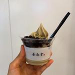 タピオカほうじ茶ソフトクリーム