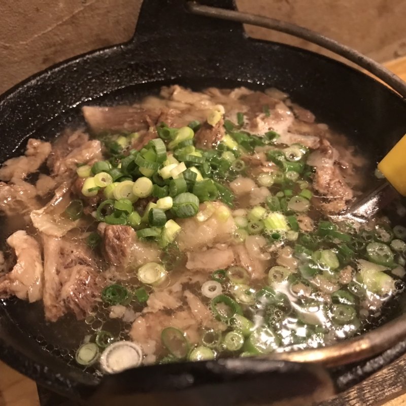 牛すじ塩煮込み(酒蔵ひぼし屋木更津本店)
