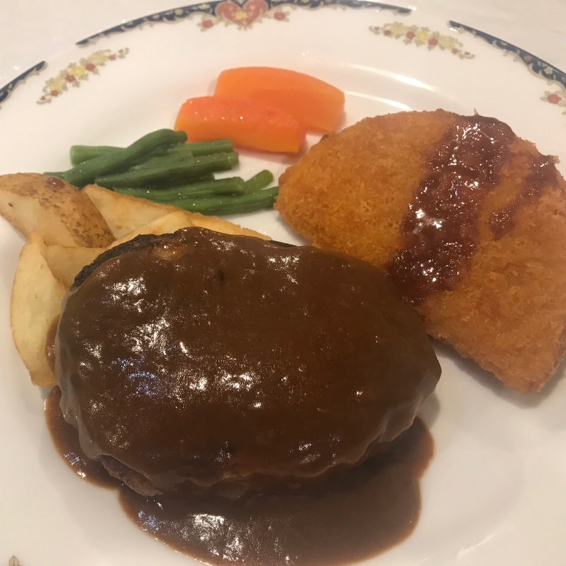 ハンバーグ&ハムカツ(レストランゆざわ )