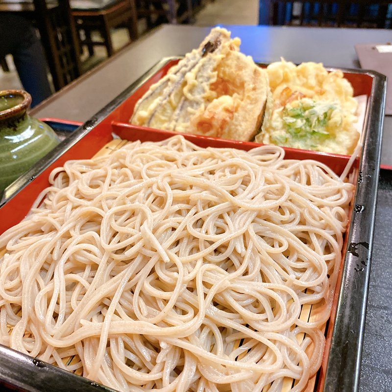 野菜天もりそば(三好屋新町店)